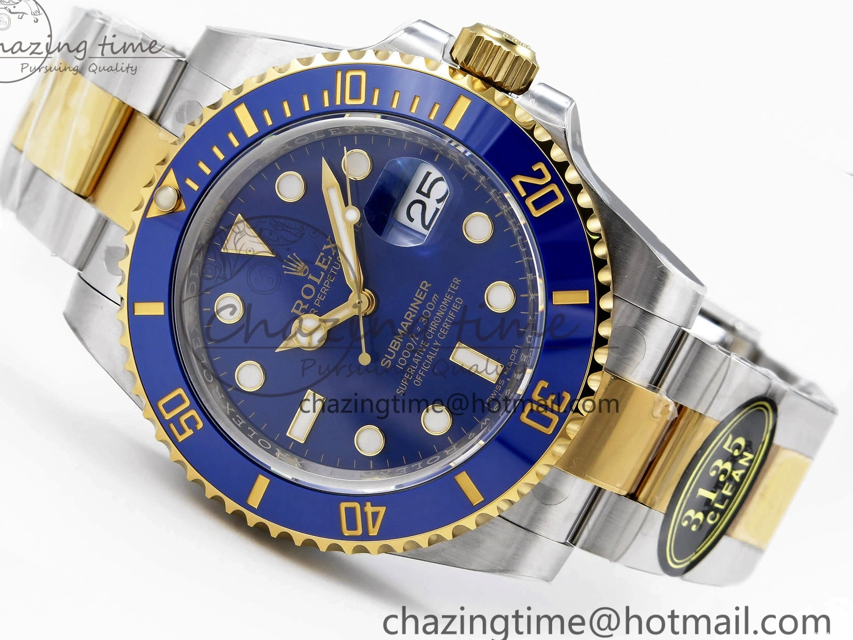 0112 Resilient Submariner 116613 LB Blue Ceramic Clean Factory 1:1 Best Edition 904L SS Case and Bracelet VS 1873